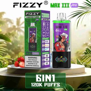 EU Warehouse FIZZY MAX III PRO 120K Puffs Disposable Vape Wholesale - [VapzVape]