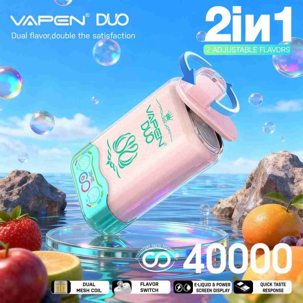 EU Warehouse VAPEN DUO Dual Flavors 40000 Puffs Disposable Vape Wholesale - [VapzVape]