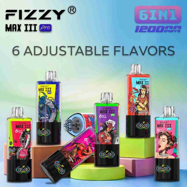 EU Warehouse FIZZY MAX III PRO 120K Puffs Disposable Vape Wholesale - [VapzVape]