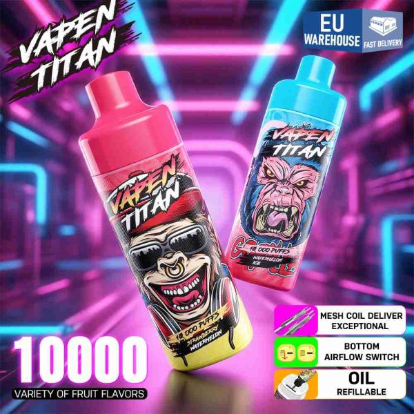 EU Warehouse VAPEN TITAN 10000 Puffs Disposable Vape Wholesale - [VapzVape]