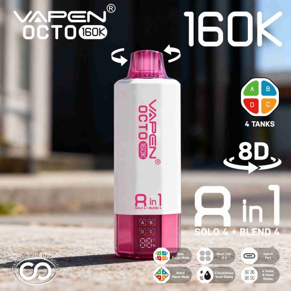 EU Warehouse VAPEN OCTO 8IN1 160K Puffs  Disposable Vape Wholesale - [VapzVape]