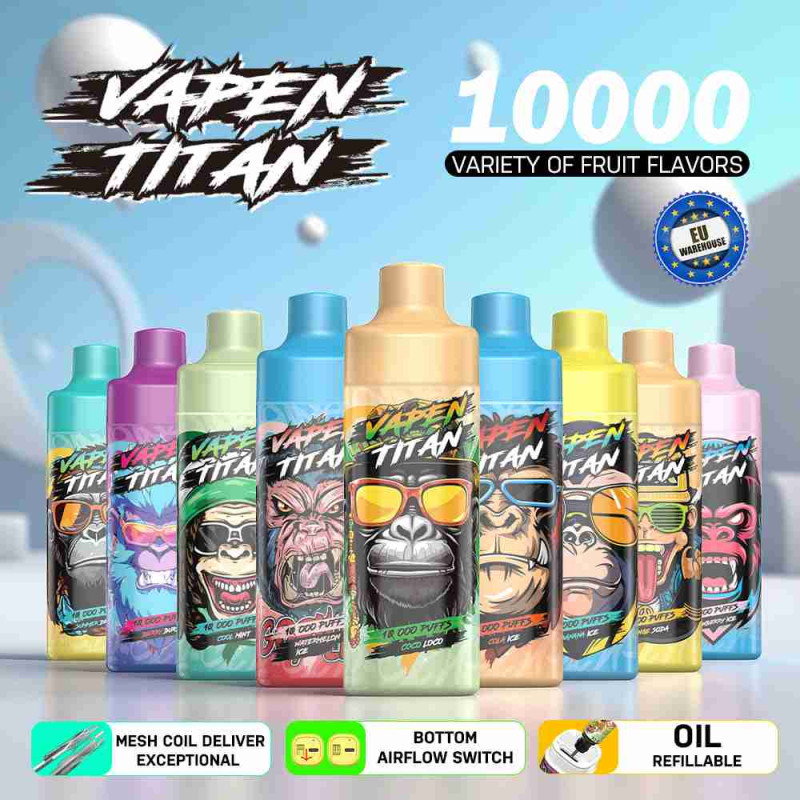EU-Lager VAPEN TITAN 10000 Puffs Einweg Vape Großhandel – [VapzVape]