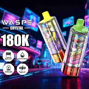 EU Warehouse WASPE Crystal 8 in 1  180K Puffs 68ml Disposable Vape Wholesale - [VapzVape]