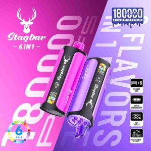 EU Warehouse Stagbar 6 IN 1 180K Puffs Disposable Vape Wholesale - [VapzVape]