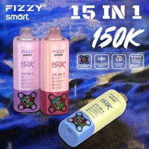EU-Lager FIZZY SMART 15 IN 1 150k Puffs 80 ml Einweg Vape Großhandel – [VapzVape]