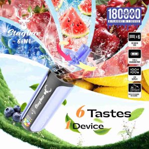 EU Warehouse Stagbar 6 IN 1 180K Puffs Disposable Vape Wholesale - [VapzVape]