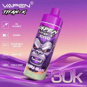 EU Warehouse VAPEN TITAN-X 30000 Puffs 30ml Disposable Vape Wholesale - [VapzVape]