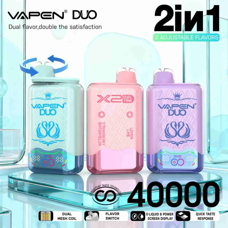 EU Warehouse VAPEN DUO Dual Flavors 40000 Puffs Disposable Vape Wholesale - [VapzVape]