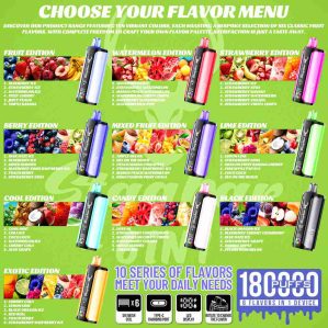 EU Warehouse Stagbar 6 IN 1 180K Puffs Disposable Vape Wholesale - [VapzVape]