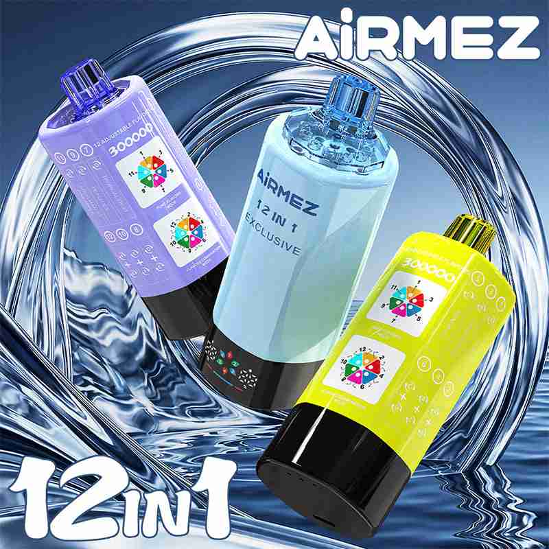 EU-Lager Airmez 12-in-1 300K Puffs Einweg Vape Großhandel – [VapzVape]
