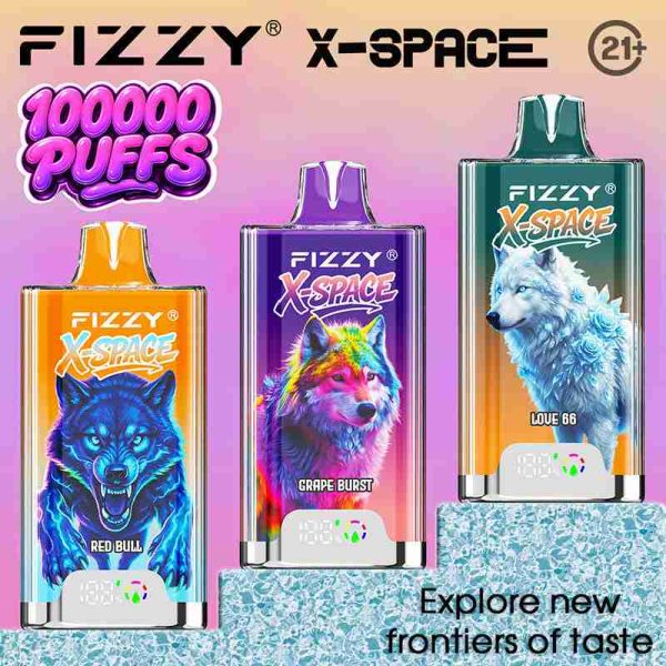 EU Warehouse FIZZY X-SPACE 100K Puffs Disposable Vape Wholesale - [VapzVape]
