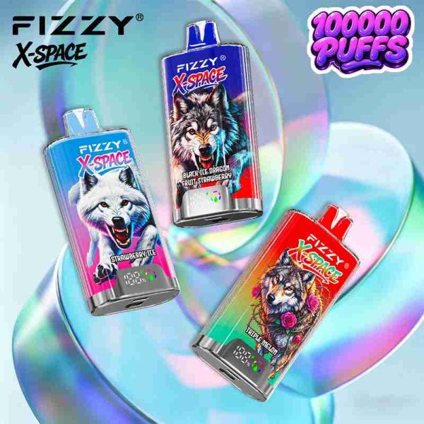 EU Warehouse FIZZY X-SPACE 100K Puffs Disposable Vape Wholesale - [VapzVape]