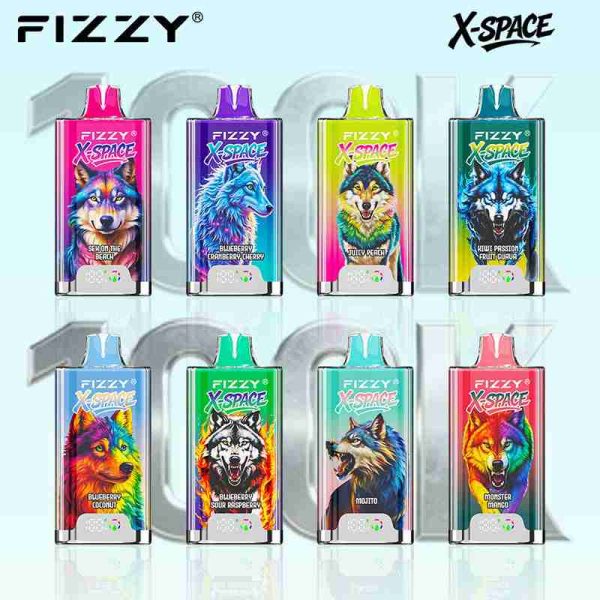 EU Warehouse FIZZY X-SPACE 100K Puffs Disposable Vape Wholesale - [VapzVape]
