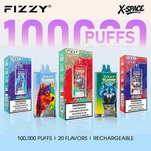 EU Warehouse FIZZY X-SPACE 100K Puffs Disposable Vape Wholesale - [VapzVape]