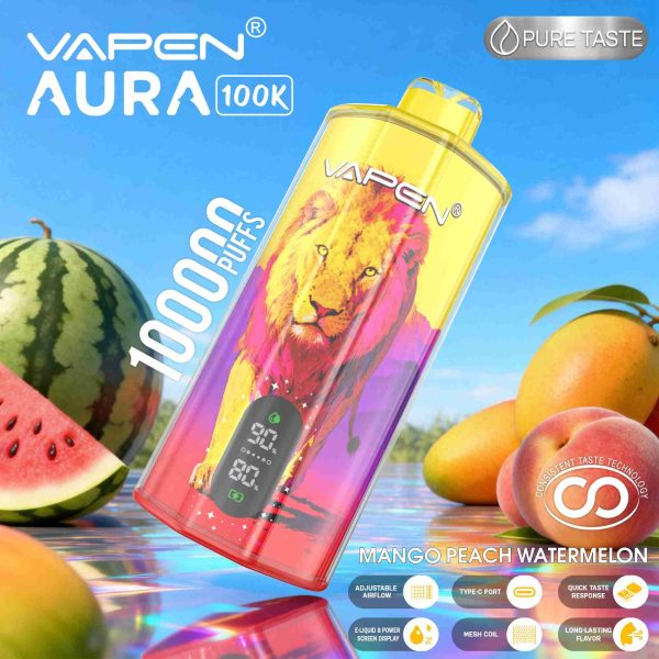 EU Warehouse VAPEN AURA 100K Puffs Disposable Vape Wholesale - [VapzVape]