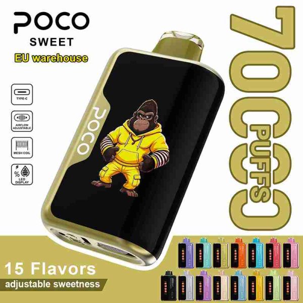 EU Warehouse POCO Sweet 70000 Puffs Disposable Vape Wholesale - [VapzVape]