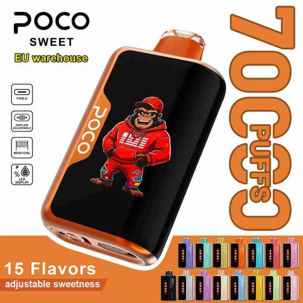 EU Warehouse POCO Sweet 70000 Puffs Disposable Vape Wholesale - [VapzVape]