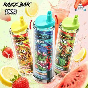 EU Warehouse Razz bar 3IN1 160K  Puffs Disposable Vape Wholesale - [VapzVape]