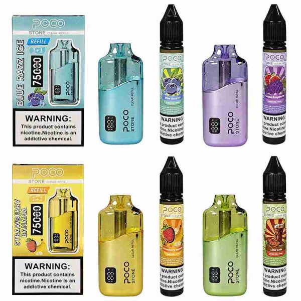 EU Warehouse POCO Stone 75000 Puffs Disposable Vape Wholesale - [VapzVape]