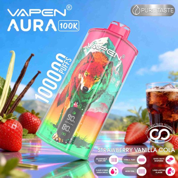 EU Warehouse VAPEN AURA 100K Puffs Disposable Vape Wholesale - [VapzVape]