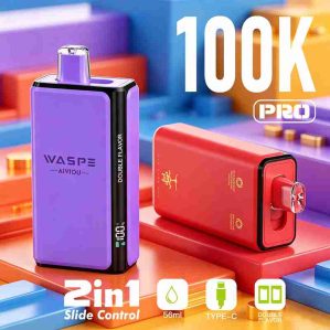 EU Warehouse Waspe Double Flavor PRO 100K Puffs Disposable Vape Wholesale - [VapzVape]