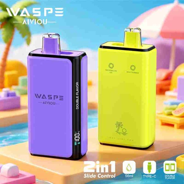 EU Warehouse Waspe Double Flavor PRO 100K Puffs Disposable Vape Wholesale - [VapzVape]