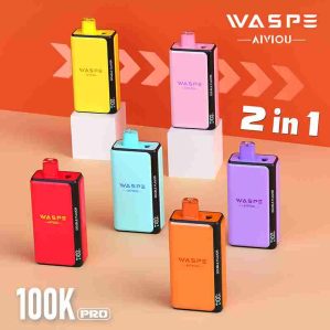EU Warehouse Waspe Double Flavor PRO 100K Puffs Disposable Vape Wholesale - [VapzVape]