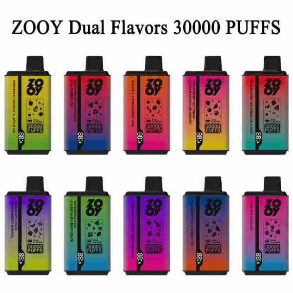 EU Warehouse ZOOY twins 2IN1 30000 Puffs Disposable Vape Wholesale - [VapzVape]