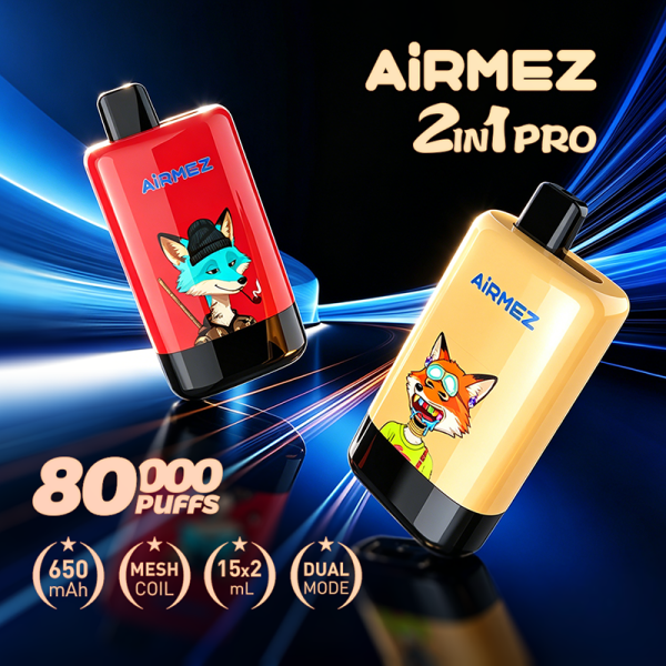 Airmez FOX 2IN1 PRO 80000 Puffs - 图片 2