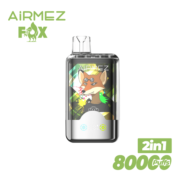 EU Warehouse Airmez FOX 2 IN 1 80000 Puffs Disposable Vape Wholesale - [VapzVape]