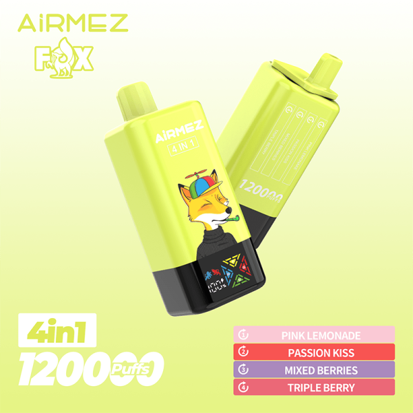 EU Warehouse Airmez FOX 4 IN 1 120k Puffs Disposable Vape Wholesale - [VapzVape]