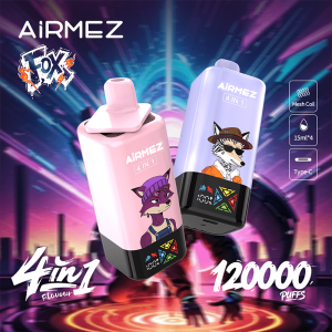 Entrepôt UE Airmez FOX 4 EN 1 120k Puffs jetables Vape en gros - [VapzVape]