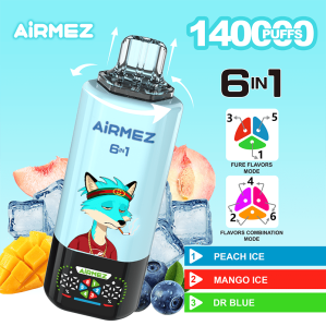 EU-Lager Airmez FOX 6 IN 1 140k Puffs Einweg Vape Großhandel – [VapzVape]