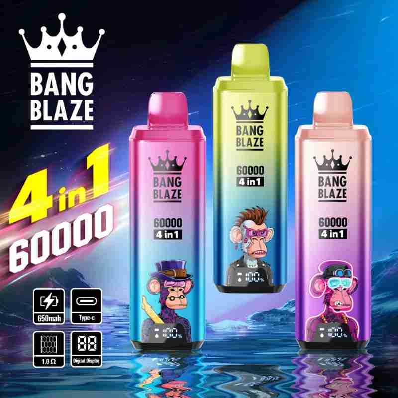 EU-Lager BANG BLAZE 4IN1 60000 Puffs Einweg Vape Großhandel – [VapzVape]