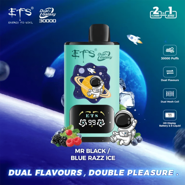 EU Warehouse ETS Dual Galaxy 30000 Puffs Disposable Vape Wholesale - [VapzVape]