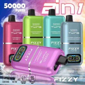 EU Warehouse FIZZY TWINS 50000 Puffs Disposable Vape Wholesale - [VapzVape]
