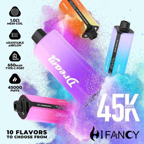 EU-Lager HIFANCY DREAM 45000 Puffs Einweg Vape Großhandel – [VapzVape]