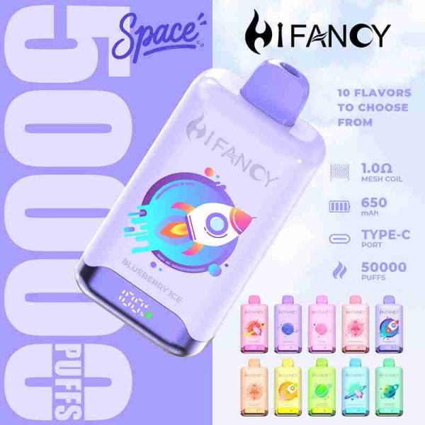 EU Warehouse HIFANCY SPACE 50000 Puffs Disposable Vape Wholesale - [VapzVape]