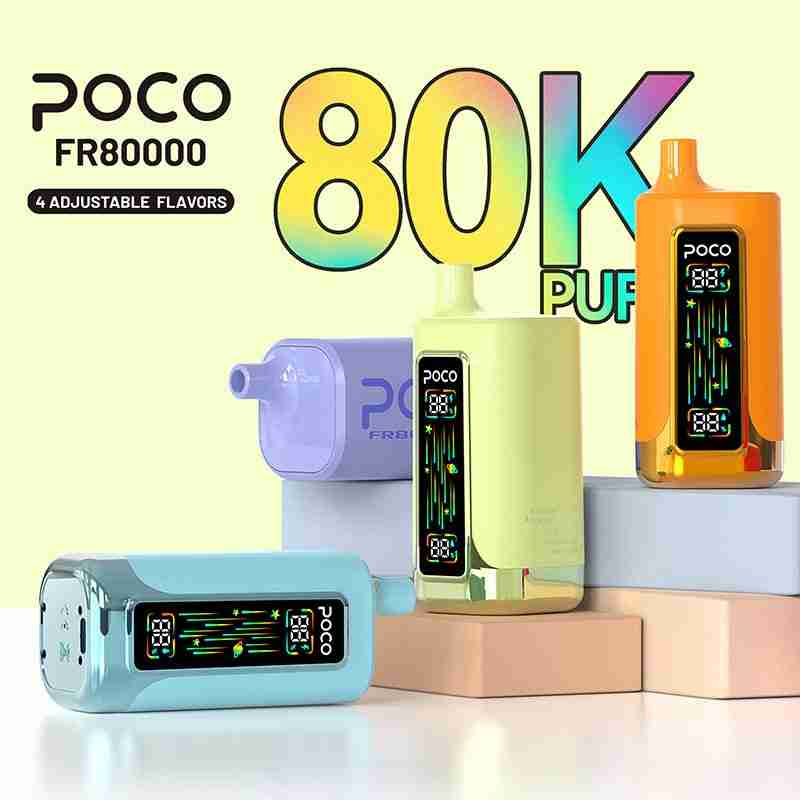 EU Warehouse POCO FR 4 in 1 80000 Puffs Disposable Vape Wholesale - [VapzVape]