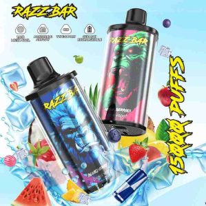 EU Warehouse Razz Bar 15000 Puffs 28ml Disposable Vape Wholesale - [VapzVape]