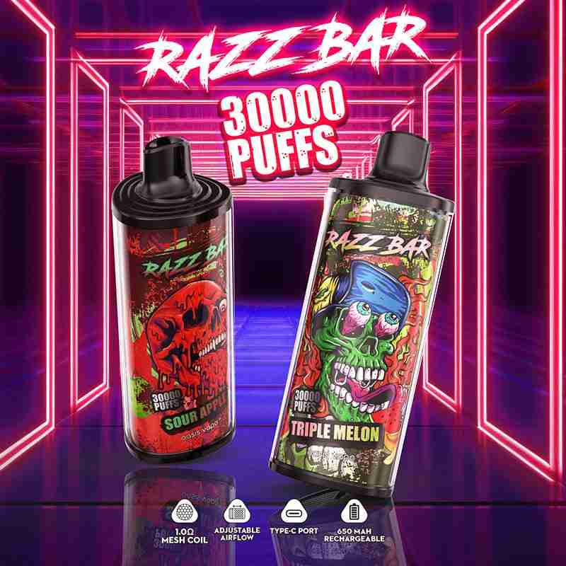 EU-Lager Razz Bar 30000 Puffs Einweg Vape Großhandel – [VapzVape]