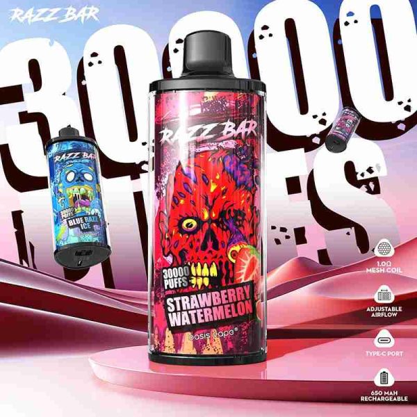 EU Warehouse Razz Bar 30000 Puffs Disposable Vape Wholesale - [VapzVape]