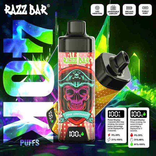EU Warehouse Razz Bar 40000 Puffs Disposable Vape Wholesale - [VapzVape]