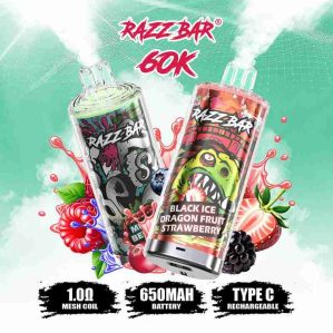 EU Warehouse Razz Bar 60000 puffs Disposable Vape Wholesale - [VapzVape]