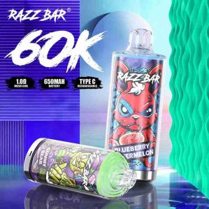 EU Warehouse Razz Bar 60000 puffs Disposable Vape Wholesale - [VapzVape]