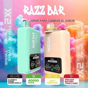 EU Warehouse Razz Bar Twis 40000 Puffs Disposable Vape Wholesale - [VapzVape]