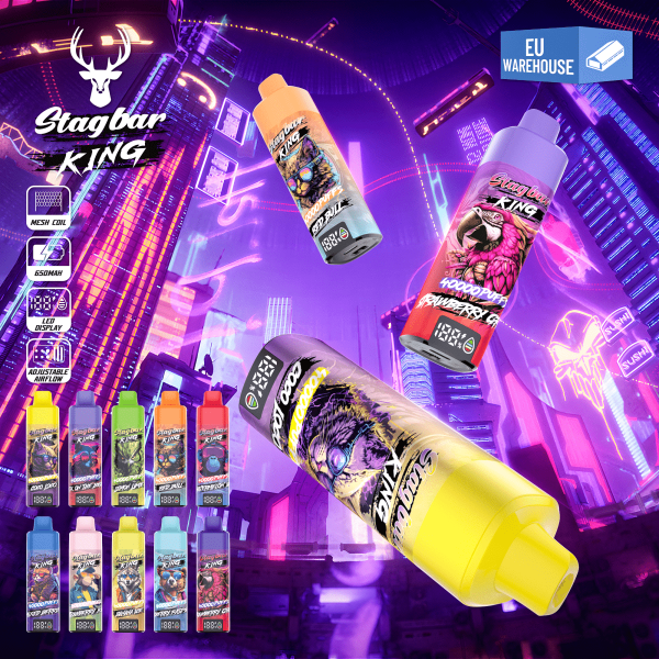 EU Warehouse Stagbar King 40000 Puffs Disposable Vape Wholesale - [VapzVape]
