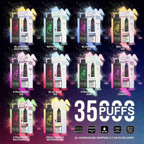 EU Warehouse Stagbar Pulse 35000 Puffs Disposable Vape Wholesale - [VapzVape]