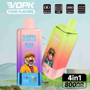 EU Warehouse VOPK FOUR FLAVORS 80000 Puffs Disposable Vape Wholesale - [VapzVape]