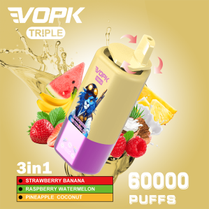 EU Warehouse VOPK Triple 3in1 60000 Puffs Disposable Vape Wholesale - [VapzVape]